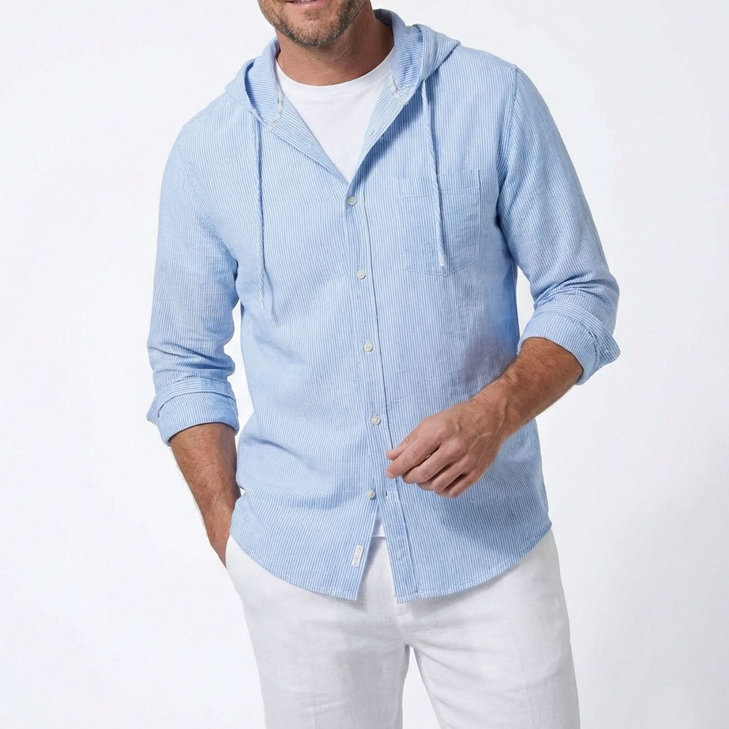 NOVA LINEN HOODIE