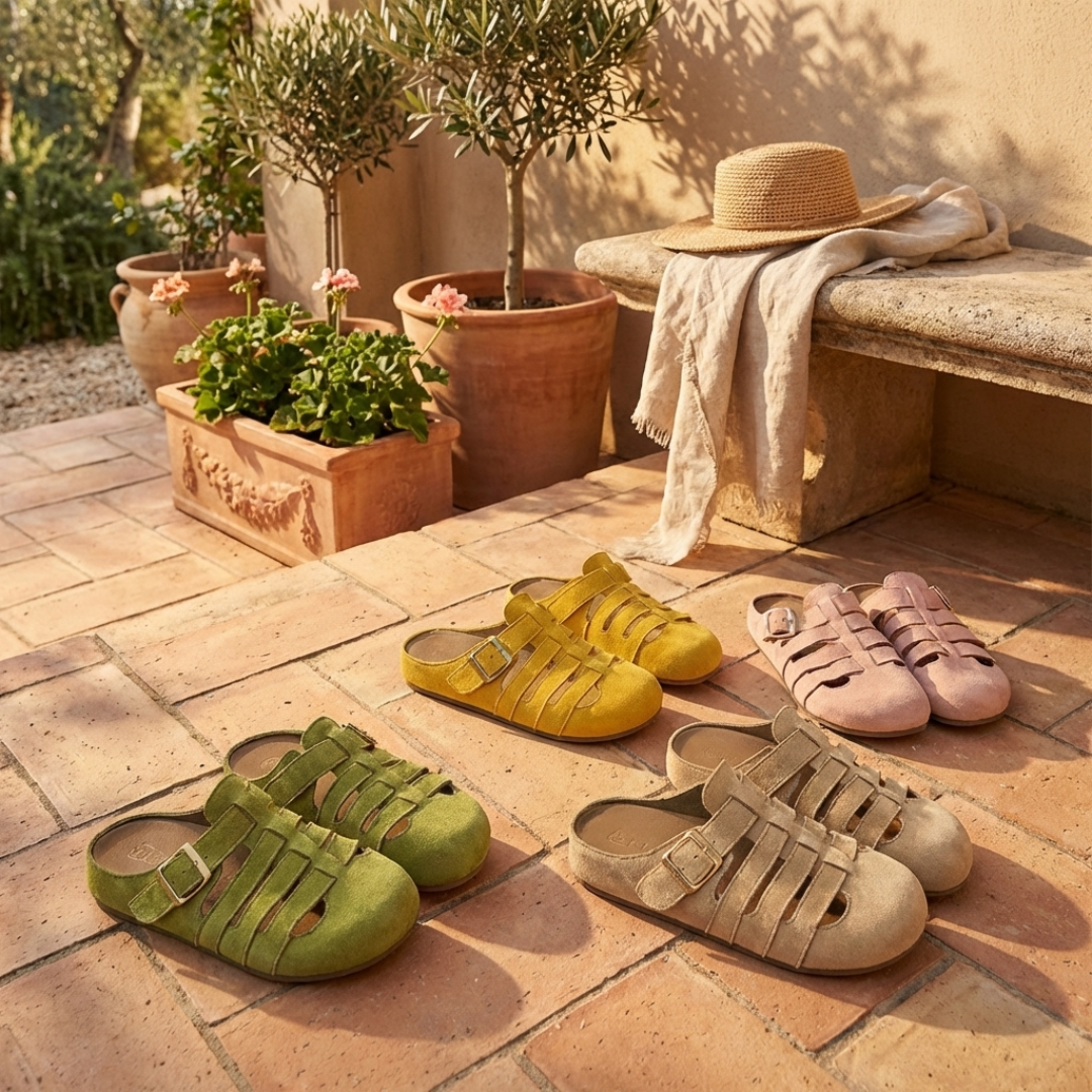 Olviss | Sandales Mules Confortables sans Fermeture