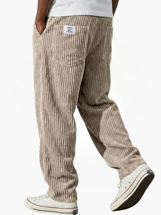 OVWISS| PANTALON EN VELOURS CÔTELÉ POUR HOMMES