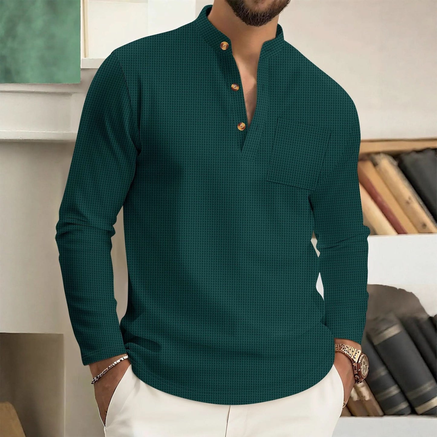 RIVERTON MODERN LINEN SHIRT