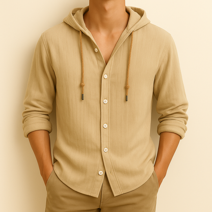 LANGFORD HOODED SHIRT JACKET