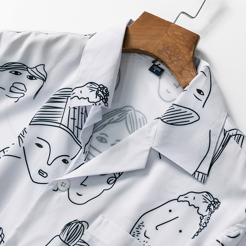 OLVISS| CHEMISE ÉTÉ CUBAINE POUR LES HOMMES