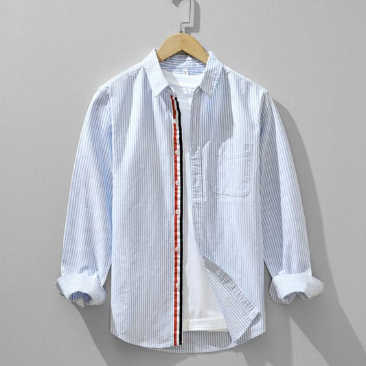 TOULOUSE STRIPED LINEN SHIRT