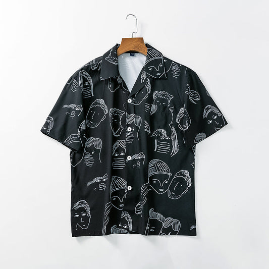 OLVISS| CHEMISE ÉTÉ CUBAINE POUR LES HOMMES