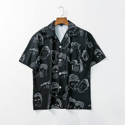 OLVISS| CHEMISE ÉTÉ CUBAINE POUR LES HOMMES
