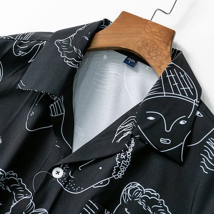OLVISS| CHEMISE ÉTÉ CUBAINE POUR LES HOMMES