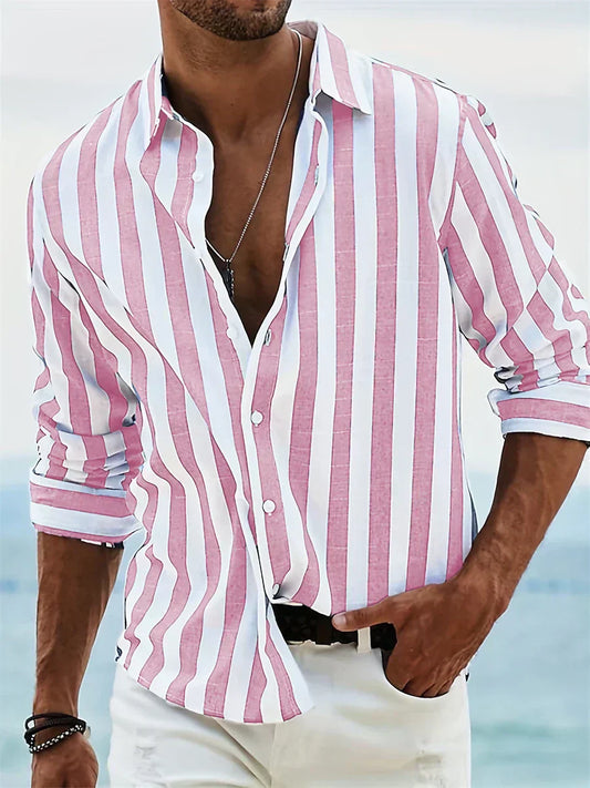 Léonard | Chemise Rayée Été Légère