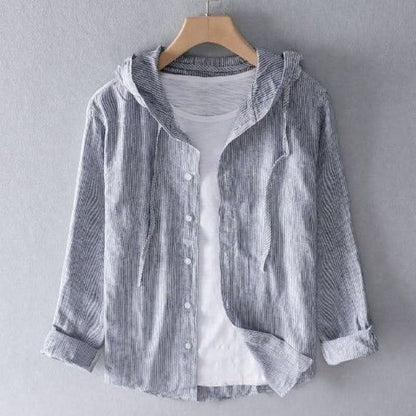 NOVA LINEN HOODIE