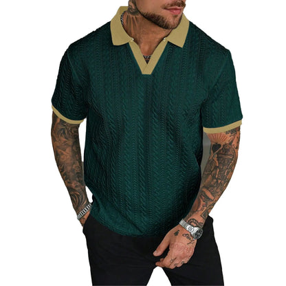 Polo texturé Portofino