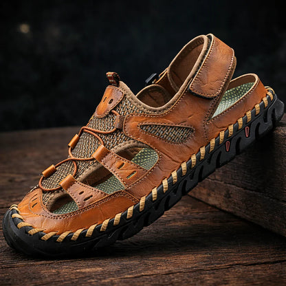 Sandro | Sandales en Cuir Confortables