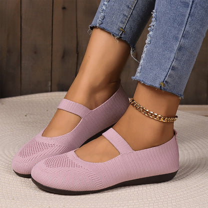 Valérie — Ballerines Tricot Respirantes