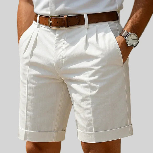OLVISS| SHORT D'ÉTÉ PLISSÉ POUR HOMMES