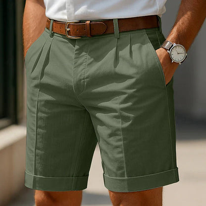 OLVISS| SHORT D'ÉTÉ PLISSÉ POUR HOMMES