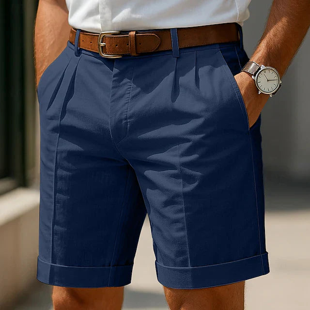 OLVISS| SHORT D'ÉTÉ PLISSÉ POUR HOMMES